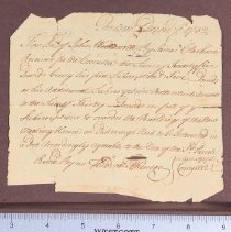 John Wentworth Pew Receipt